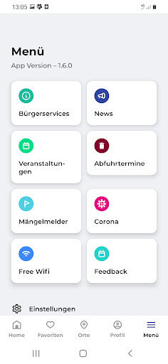 Android application City-App Gelsenkirchen screenshort