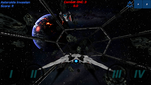 Jogo Space Combat no Jogos 360