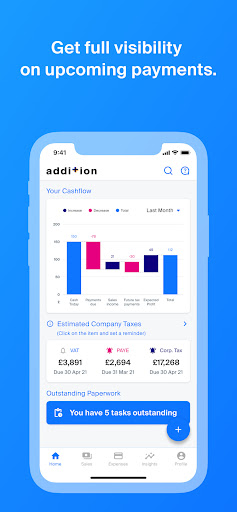 Addition Finance Screen 3