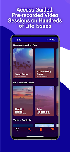 Android application Thrive360 screenshort