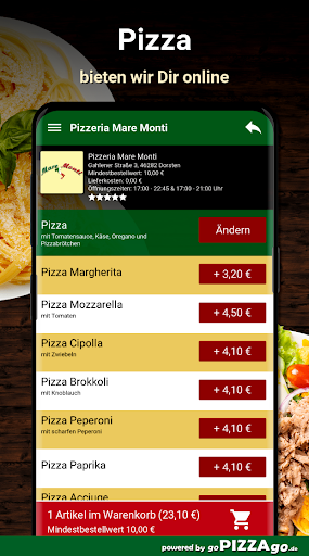 Pizzeria Mare Monti Dorsten