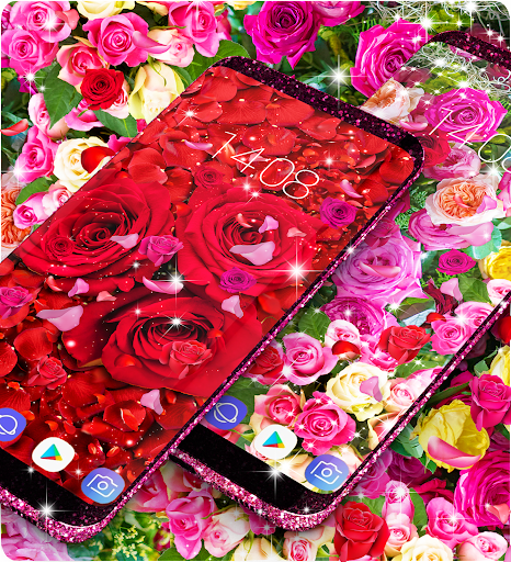 Red Petal Pink Live Wallpaper - free download