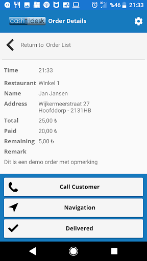 Delivery App Screen 2