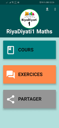 Android application Maths riyadiyati1 screenshort