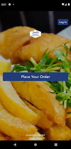 Android application Frank's Takeaway screenshort