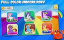 screenshot of Unicorn Pony Runner Games Kids