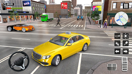 Android application Taxi Driver 3D: City Taxi Game screenshort