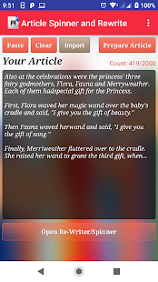 Article Spinner and Rewrite 2.2.0 APK screenshots 12