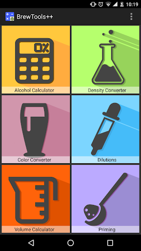 Android application BrewTools screenshort