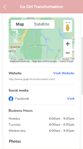 Android application Go Fitness Inc. screenshort
