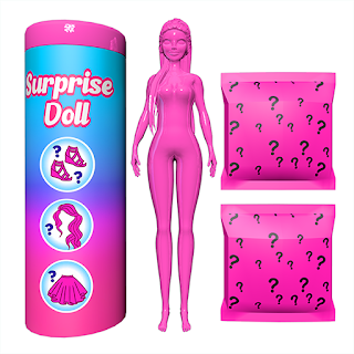 Color Reveal Suprise Doll Game apk