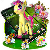 3D Cute Baby Pony theme icon