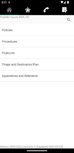 Android application Franklin County EMS NC screenshort