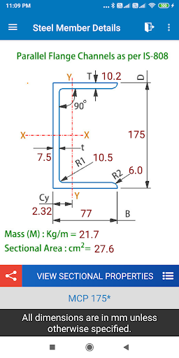 Indian Steel Sections Pro Screenshot 4 - AppWisp.com