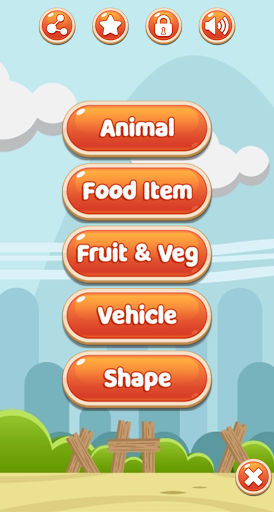Android application Kids Matching Game screenshort
