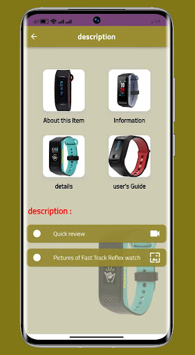 Fastrack Reflex watch guide Screen 3