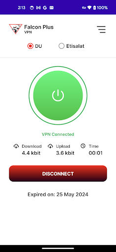 Falcon Plus VPN Screen 3