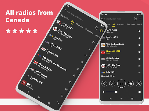 Radio Canada: Online FM Radio 1.11.3 screenshots 1