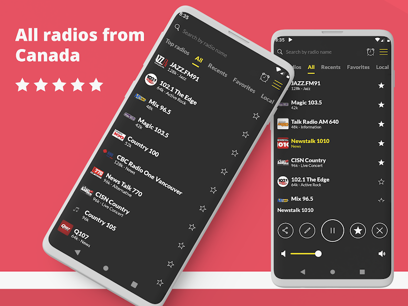 Captura 2 Radio Canadá FM en línea android