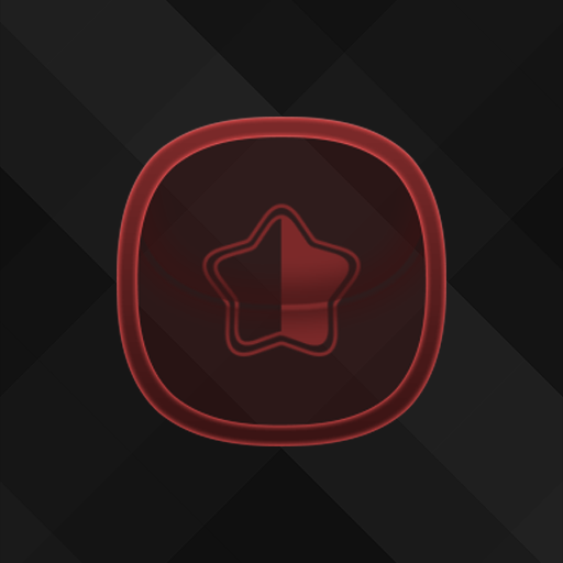 Matte Glass Red Icon Pack logo