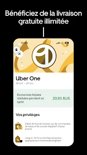 Uber Eats: Livraison de repas