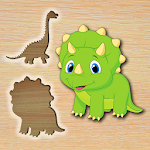 Dinosaurs and their Babies - Puzzles for Toddlers Apk