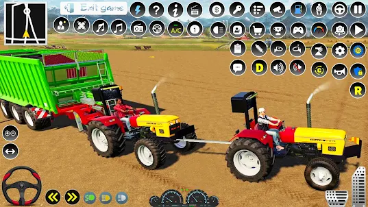 インド人 農業 ゲーム 3D トラクター