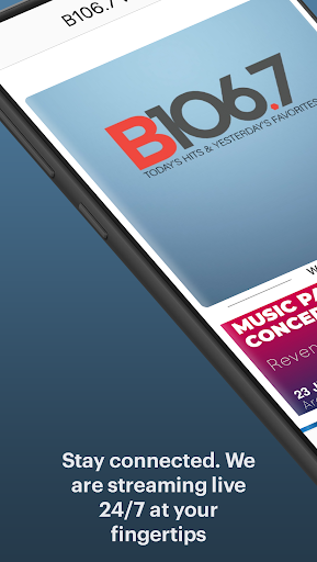 Android application B106.7 WTCB screenshort