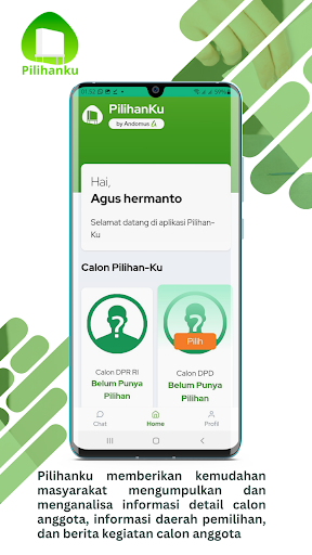 Android application PilihanKu Mobile screenshort