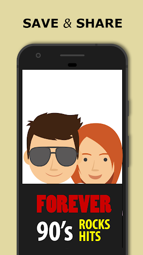 MyPic Frame 90s Rock Edition