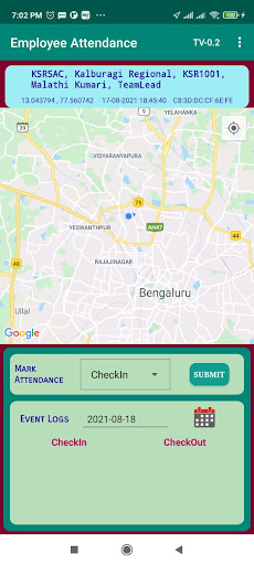 Attendance Tracking Screen 2