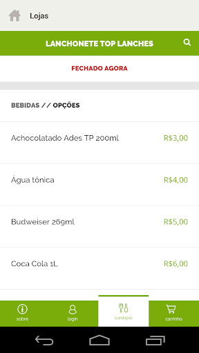 Lanchonete Top Lanches