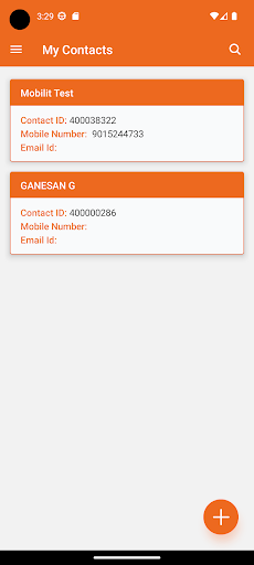 Android application Parts Commandos screenshort