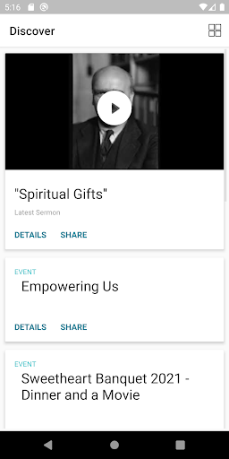 Android application First Baptist Chandler screenshort