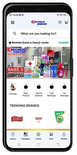 Recheio Online Supermarket Screen 2