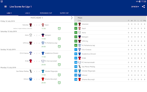 Live Scores for Liga 1 Romania 2021/2022 3.1.5 APK screenshots 13