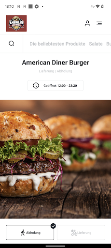 Android application American Diner Burger screenshort