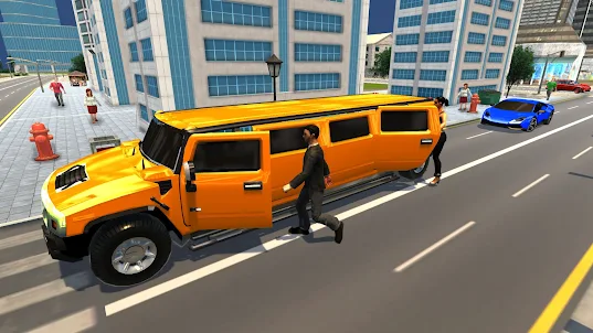 US Limo Taxi- Car Driving Game