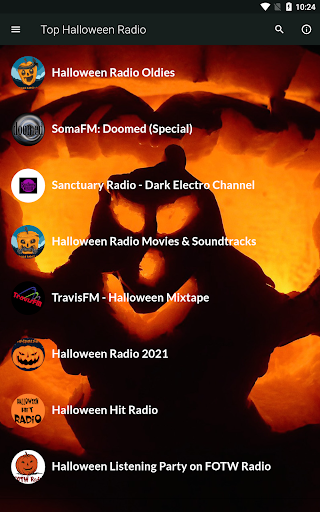 Android application Halloween Radio-Trick Or Treat screenshort