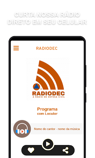 Android application RADIODEC screenshort