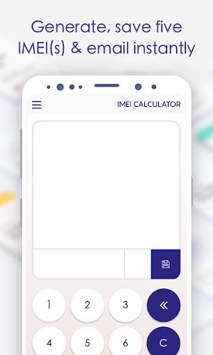 IMEI Calculator Screen 2