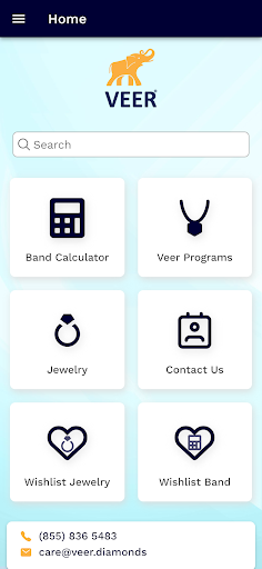 Android application Veer Diamonds screenshort