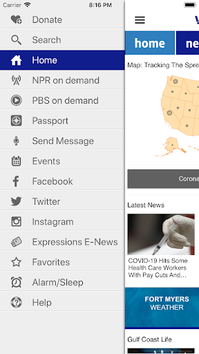 WGCU Public Media App Screen 3