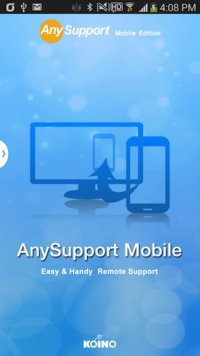 Android application Mobile Support - AnySupport screenshort