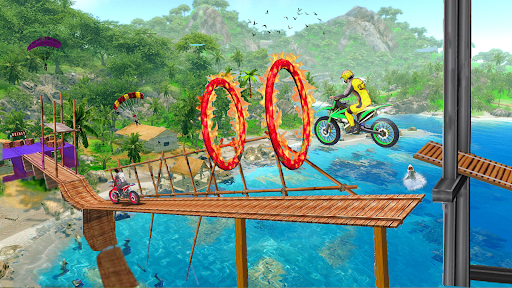 Bike Stunt 3d Race Bike Games Screen 2