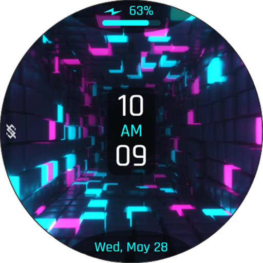 BFF41- Animation Neon Cubes Download on Windows