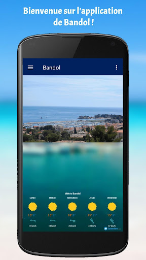Android application Bandol l'appli screenshort