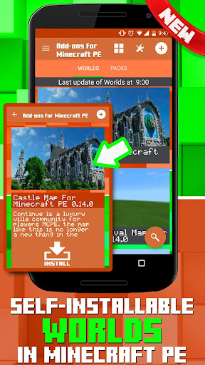 Android application Add-ons for Minecraft PE screenshort