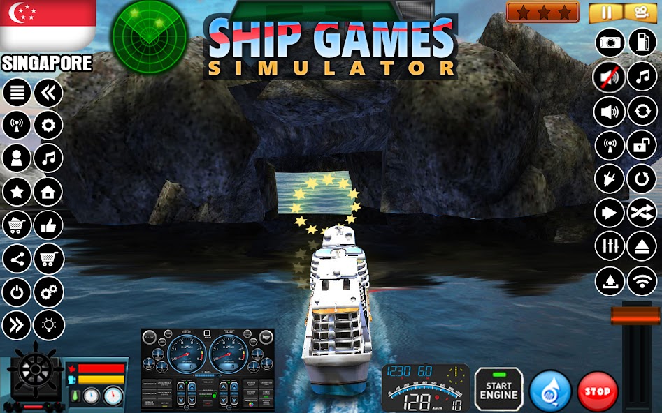 Brazilian Ship Games Simulator 6.8 APK + Mod (Unlimited money / Unlocked / Endless) for Android