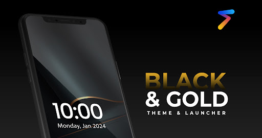 Black & Gold Icon Pack Screen 2